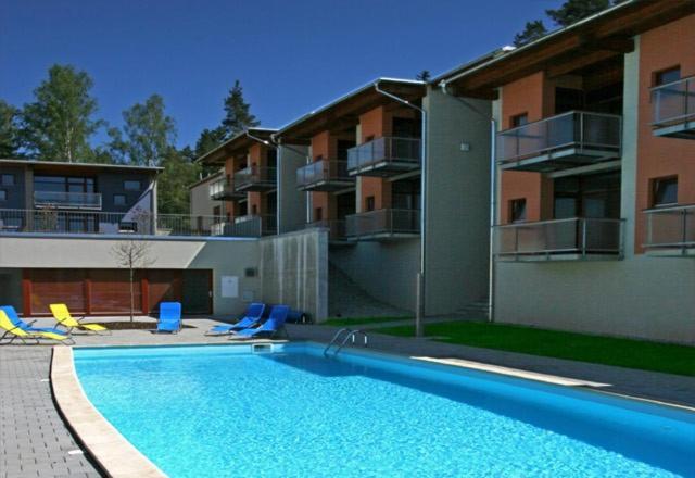 Apartman V Arealu Doky Lipno リプノ・ナト・ヴルタヴォウ エクステリア 写真